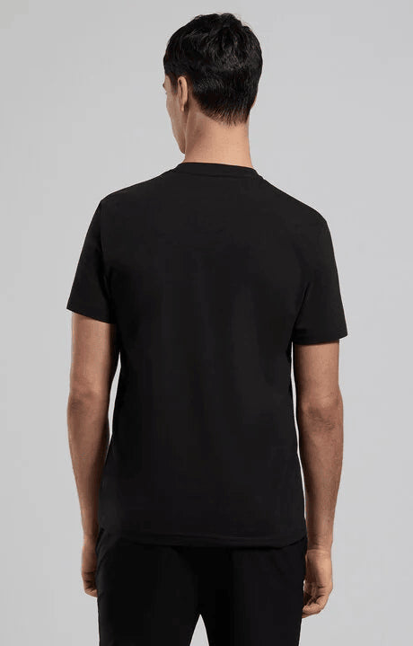 Spatarella T-shirt uomo girocollo in jersey nero bmt0202-8000 Presa