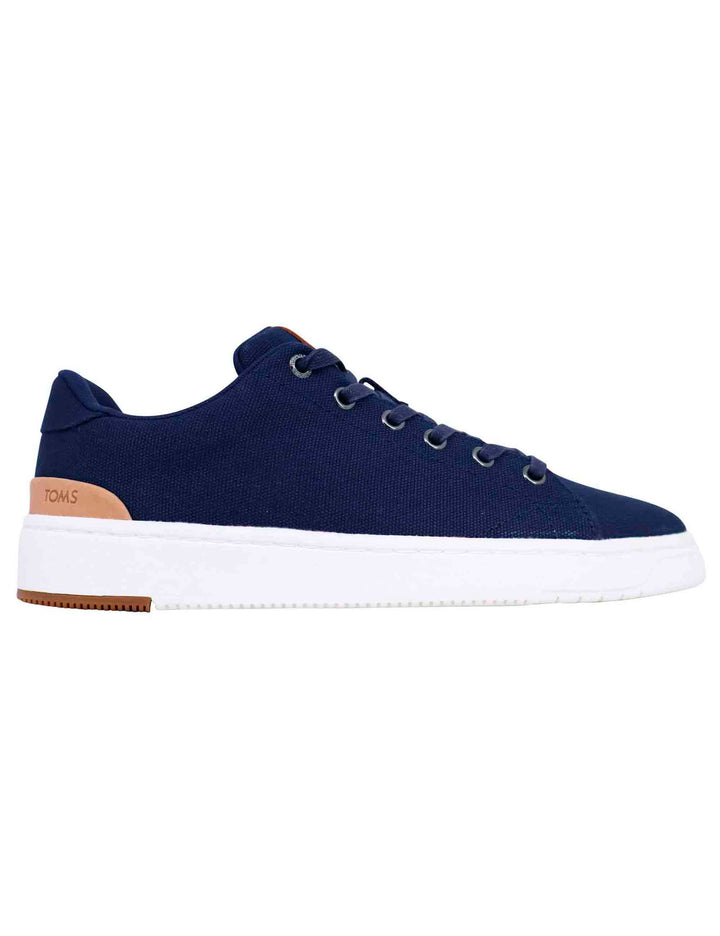 Spatarella Sneakers uomo in tessuto blu Qualità