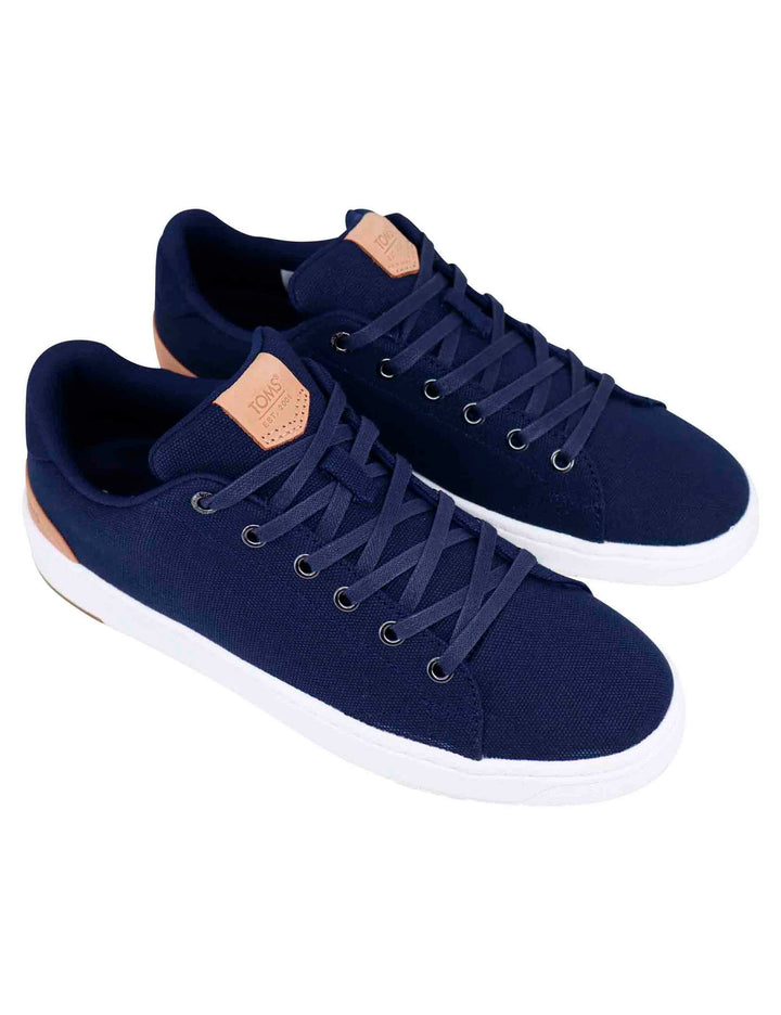 Spatarella Sneakers uomo in tessuto blu Qualità
