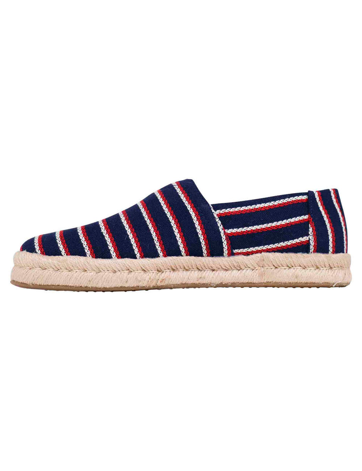 Spatarella Espadrillas uomo in tela blu con suola in corda Spedizione Gratuita