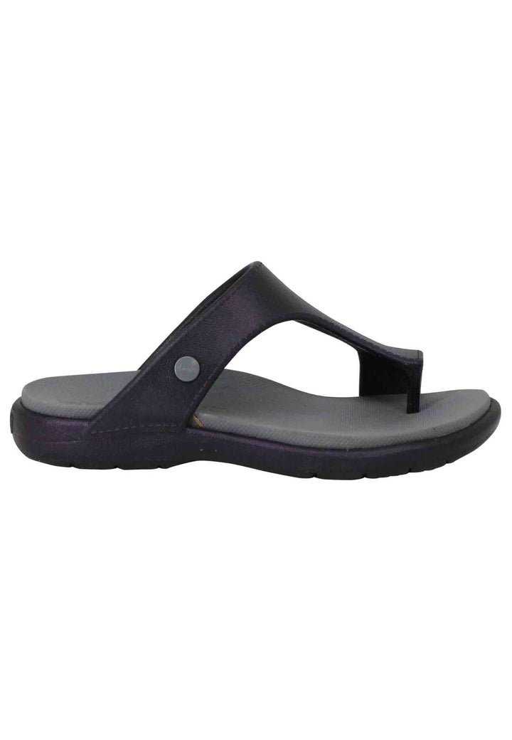Spatarella Sandali infradito donna in gomma nera Spedizione Gratuita