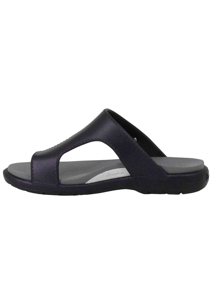 Spatarella Sandali infradito donna in gomma nera Spedizione Gratuita