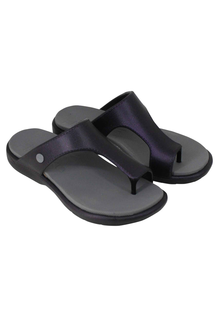 Spatarella Sandali infradito donna in gomma nera Spedizione Gratuita