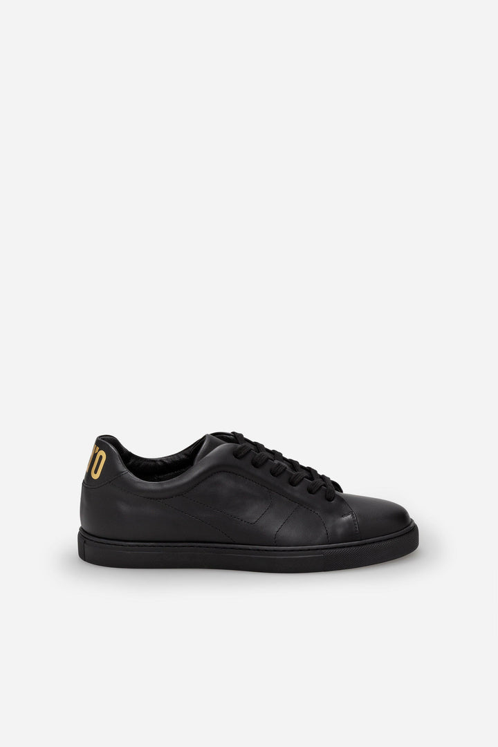 Spatarella Sneakers uomo N.100 in pelle nera Sconto