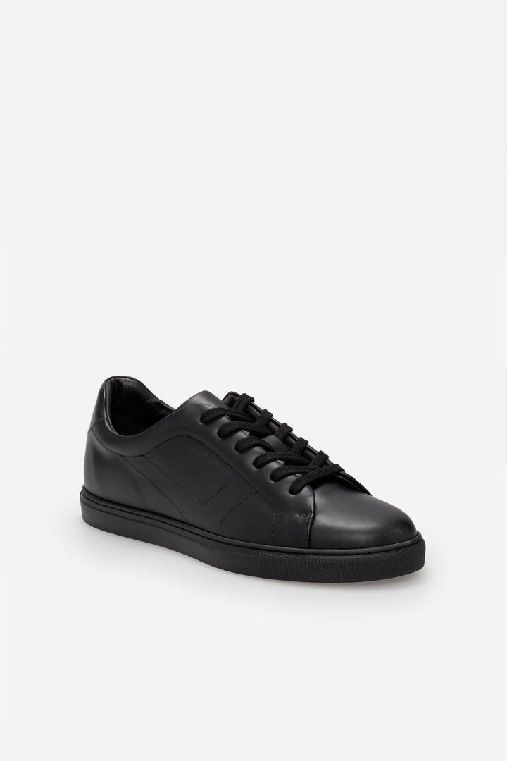 Spatarella Sneakers uomo N.100 in pelle nera Sconto