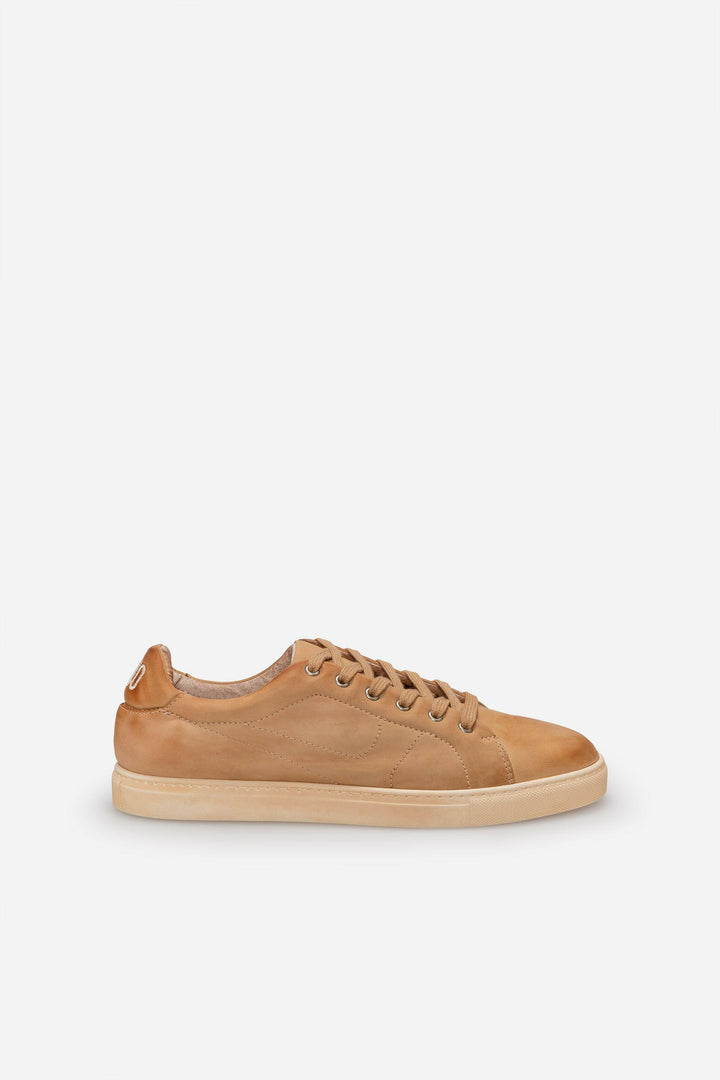 Spatarella Sneakers uomo N.100 in pelle camel vintage Offerta