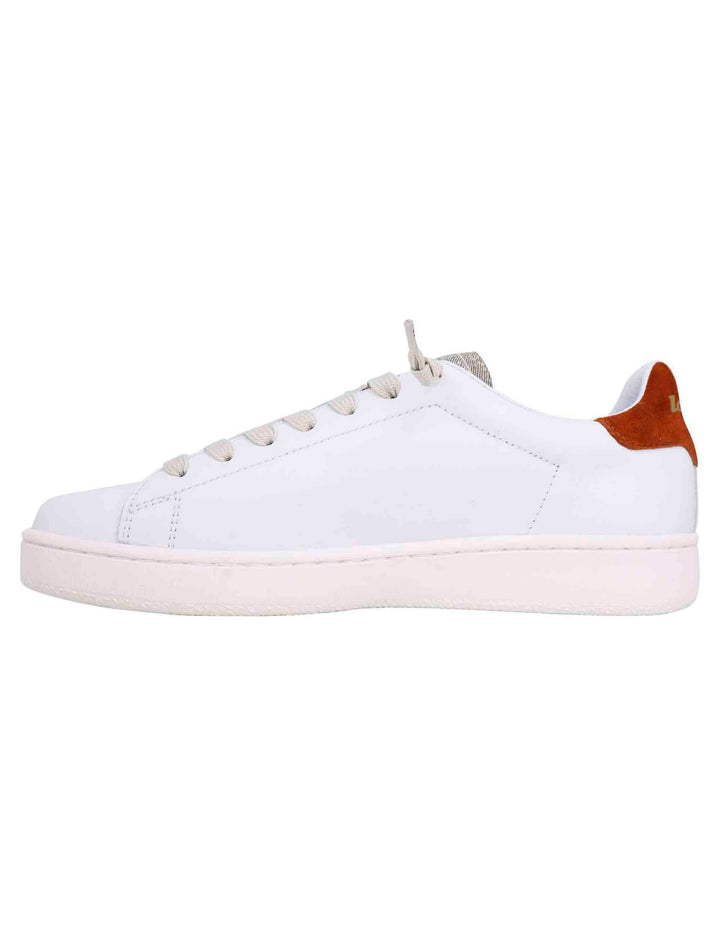 Spatarella Snekaers uomo in pelle bianca autograph In Saldo