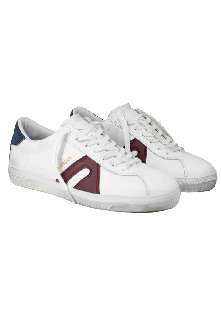 Spatarella Sneakers uomo in pelle bianca Enormi risparmi