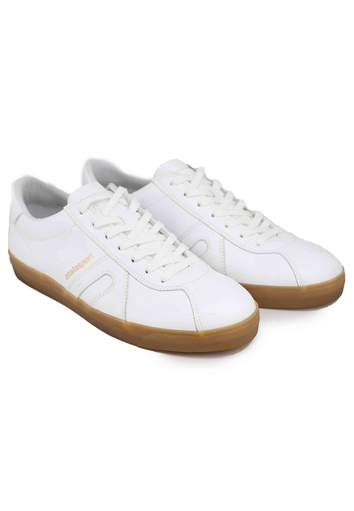 Spatarella Sneakers uomo in pelle bianca Spedizione Gratuita