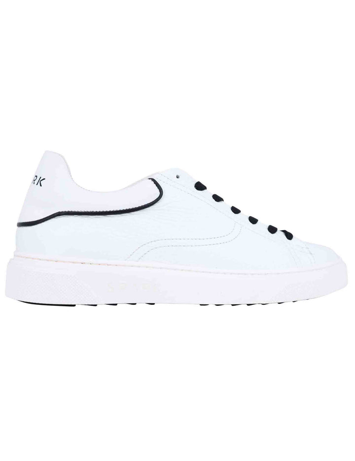 Spatarella Sneakers uomo in pelle bianca Qualità Garantita