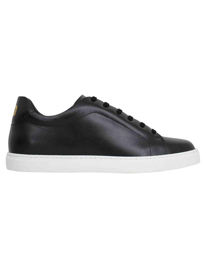 Spatarella Sneakers uomo Foro italico in pelle nera Acquista Ora