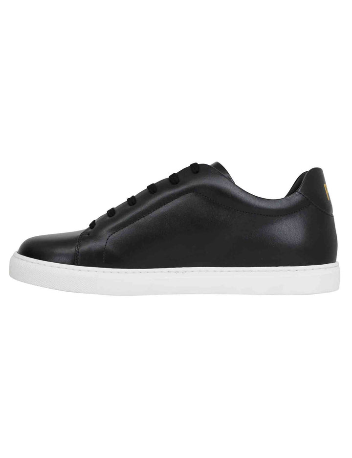 Spatarella Sneakers uomo Foro italico in pelle nera Acquista Ora