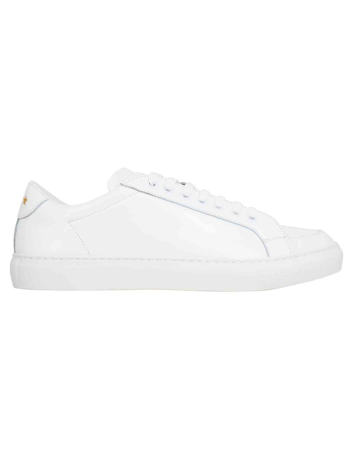 Spatarella Sneakers uomo Top spin in pelle bianca Promozione Limitata