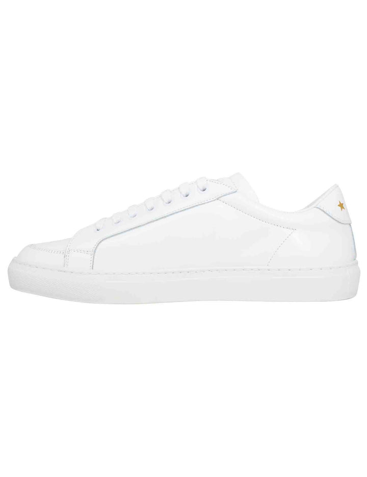 Spatarella Sneakers uomo Top spin in pelle bianca Promozione Limitata