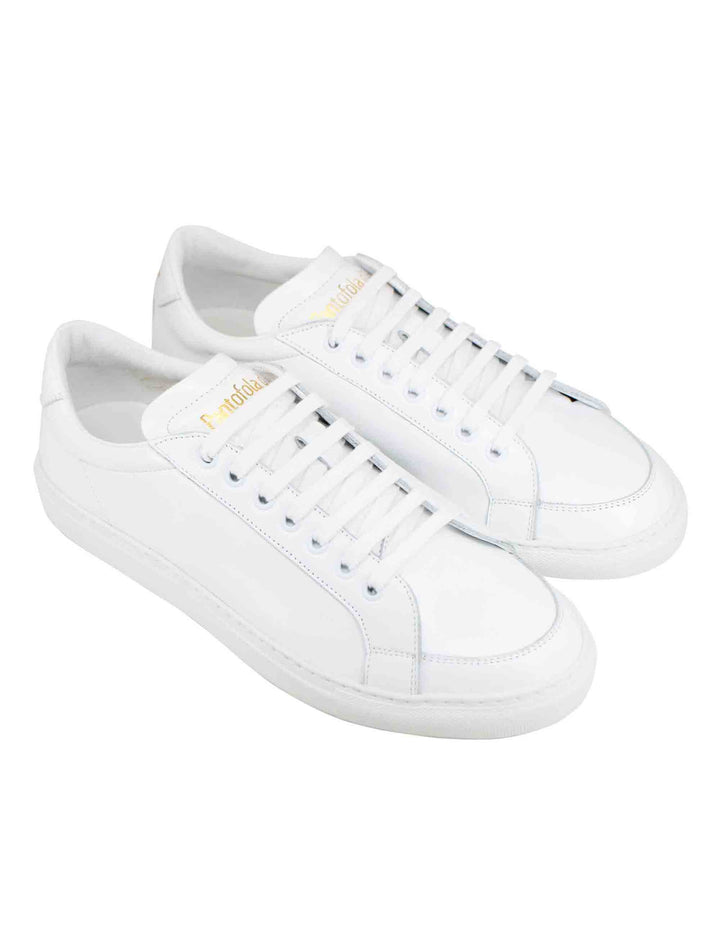 Spatarella Sneakers uomo Top spin in pelle bianca Promozione Limitata