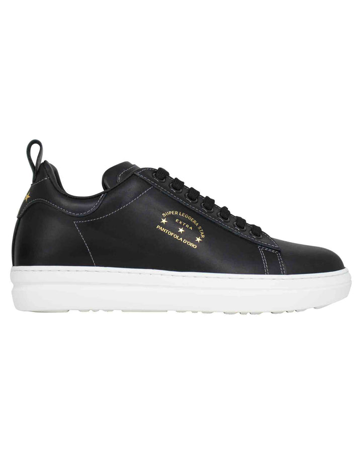 Spatarella Sneakers uomo Court classic in pelle nera Shopping Online