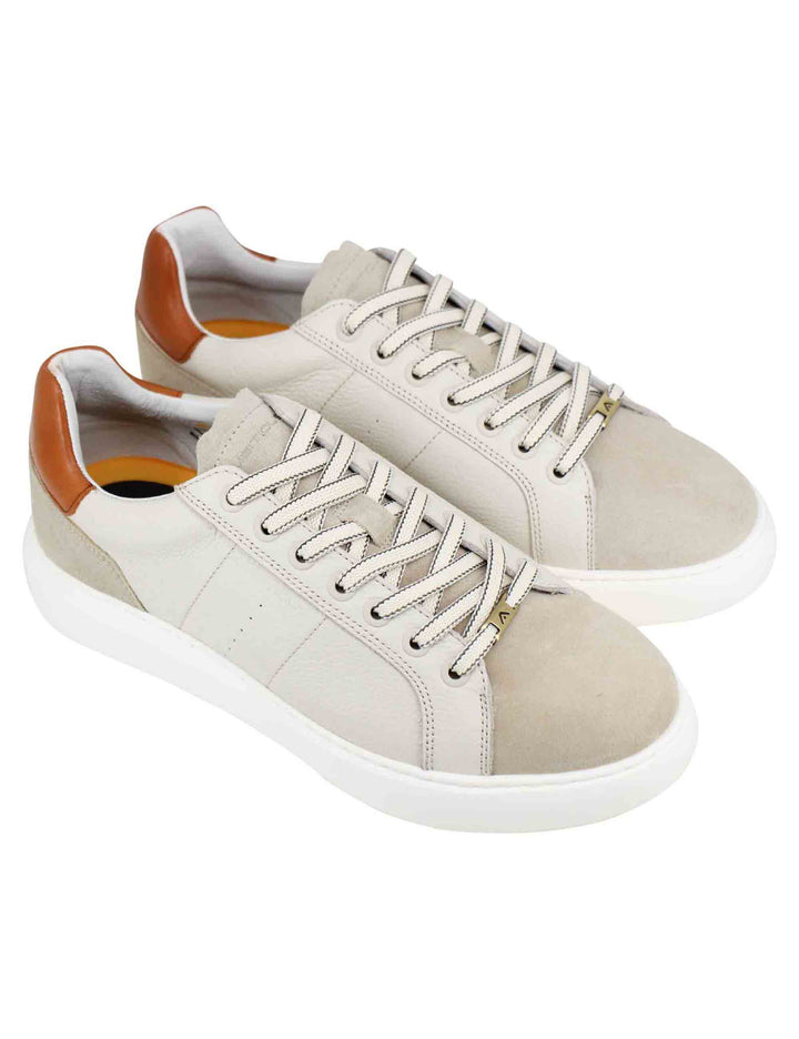 Spatarella Sneakers uomo Eclipse in pelle beige Affare Del Giorno