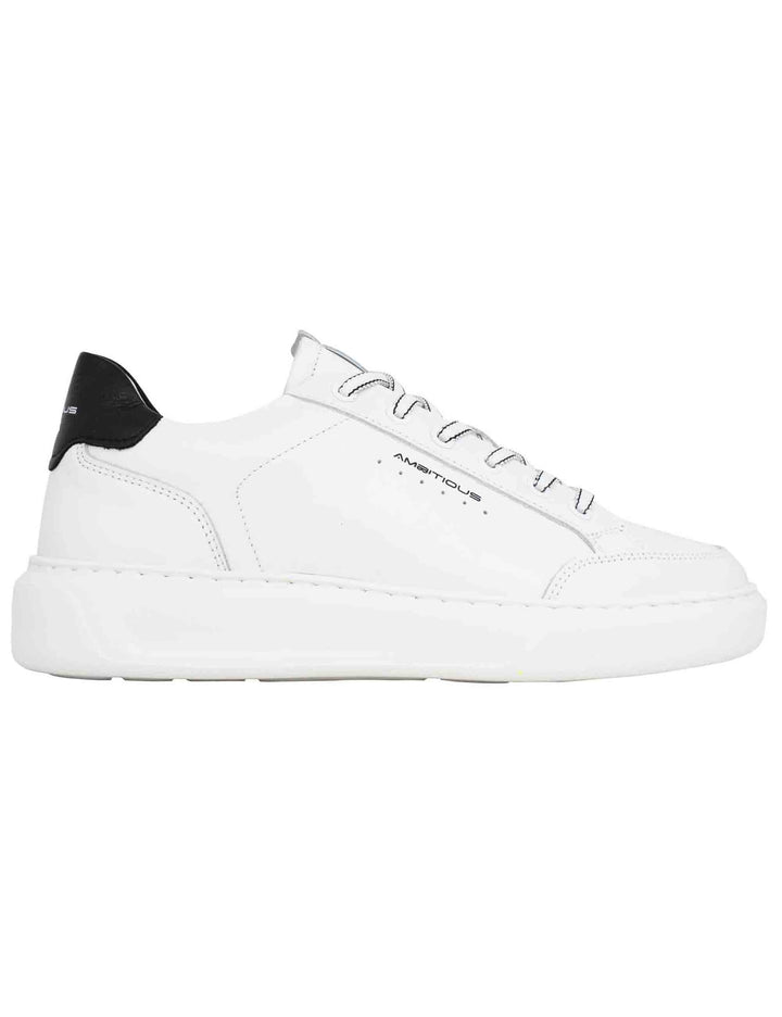 Spatarella Sneakers uomo Kit in pelle bianca Nuovo