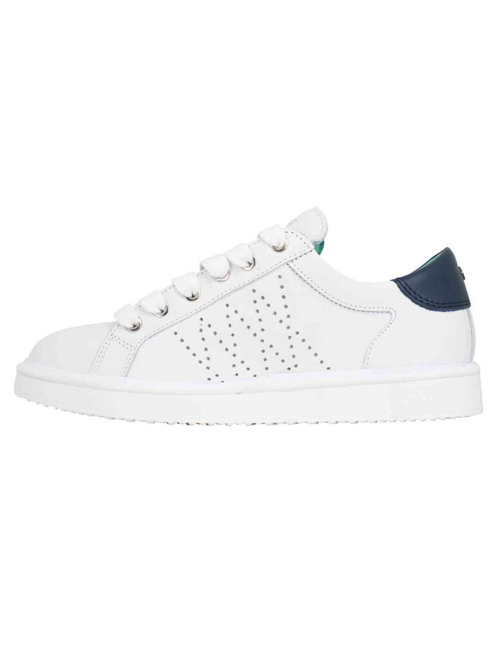 Spatarella Sneakers uomo in pelle bianca Promozione