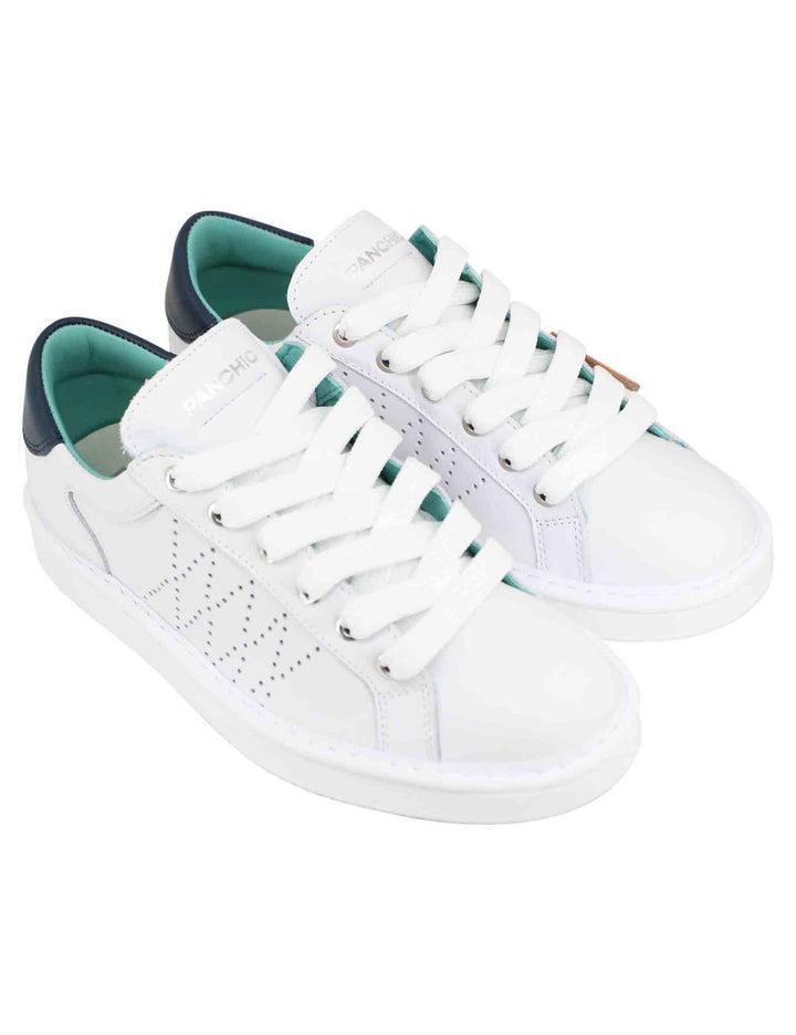 Spatarella Sneakers uomo in pelle bianca Promozione
