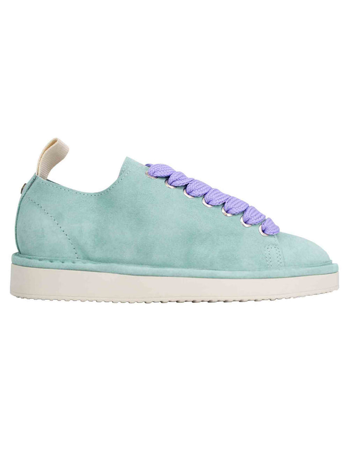 Spatarella Sneakers donna in camoscio celeste Spedizione Gratuita