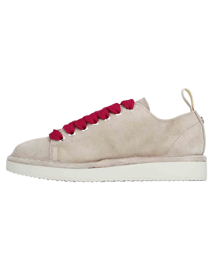 Spatarella Sneakers donna in camoscio grigio Pezzi Unici