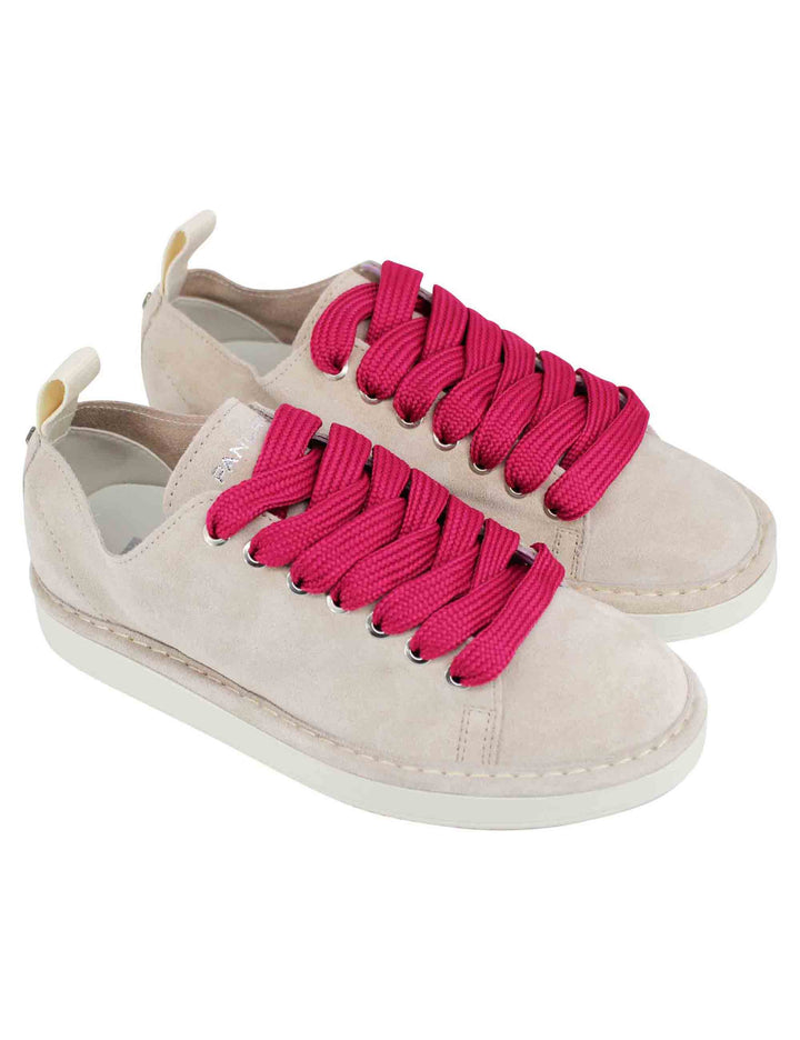 Spatarella Sneakers donna in camoscio grigio Pezzi Unici