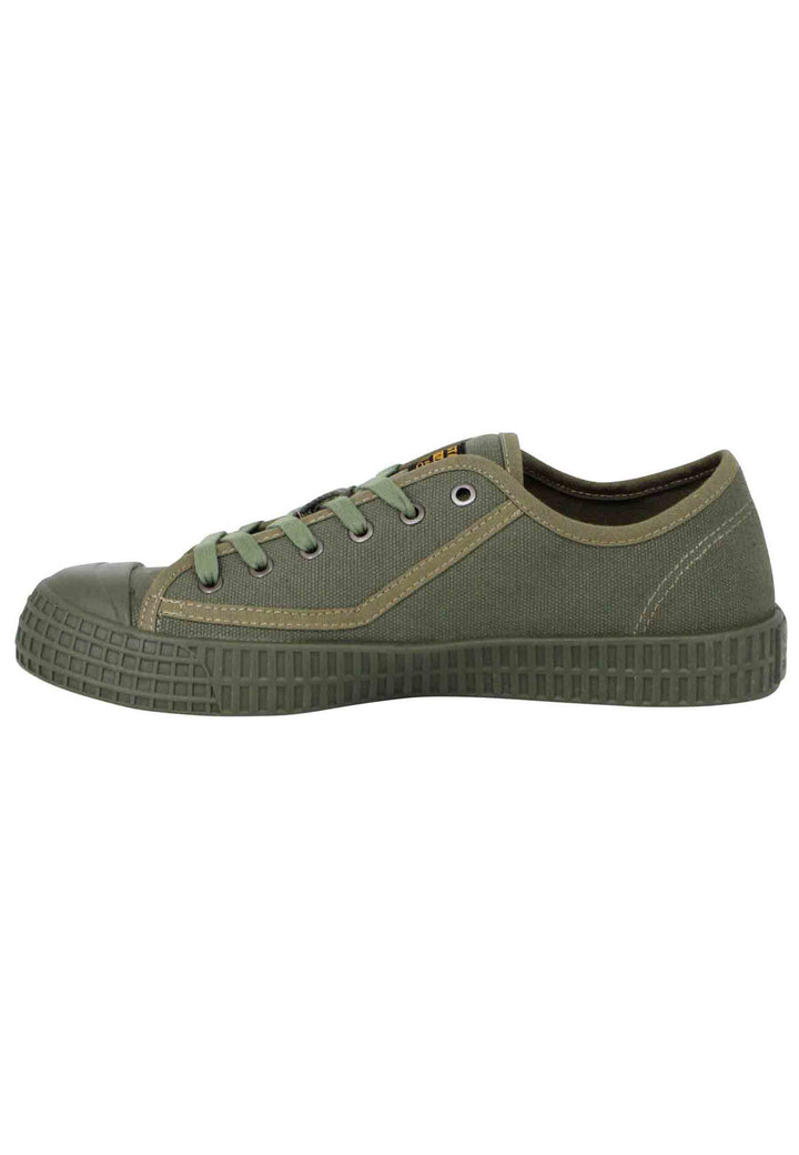 Spatarella Sneakers uomo Rovulc II in canvas verde Outlet