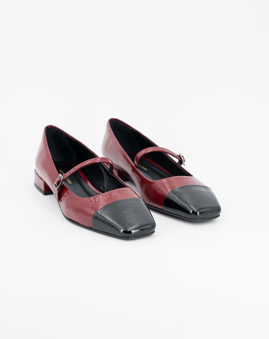 Stelio Malori BALLERINA - NERO(PUNTA)/RUBINO Presa