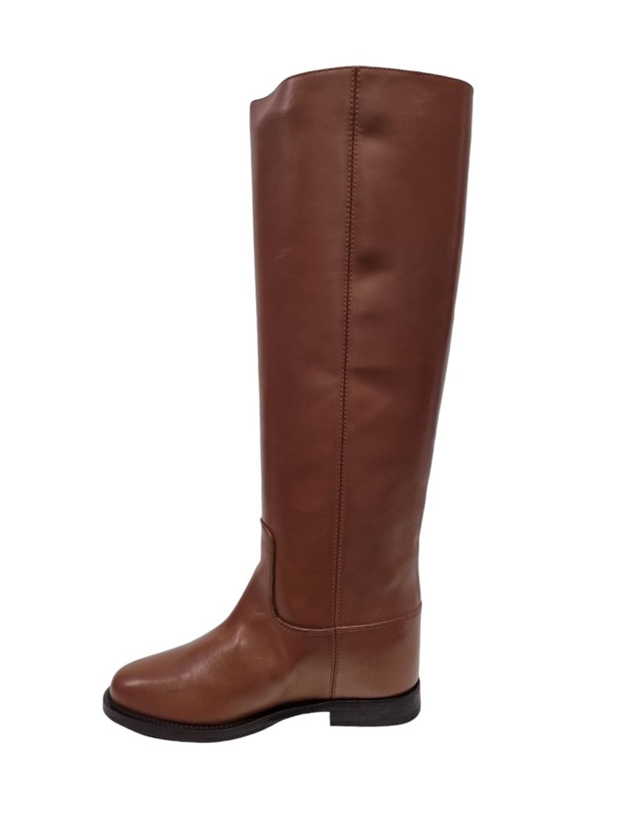Via Roma 15 Stivale V oro 2568 pelle noce - Via Roma 15 Fino Al -60%