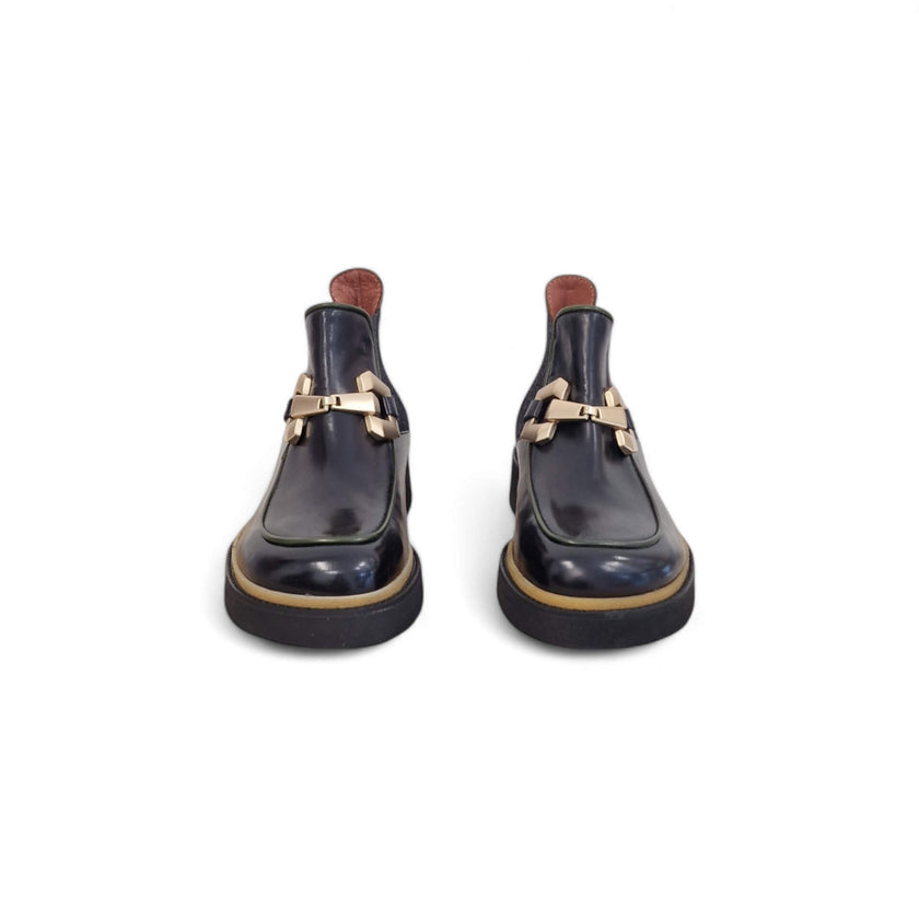 Viola Ricci Alice - Stivaletto beatles pelle nera Vendita