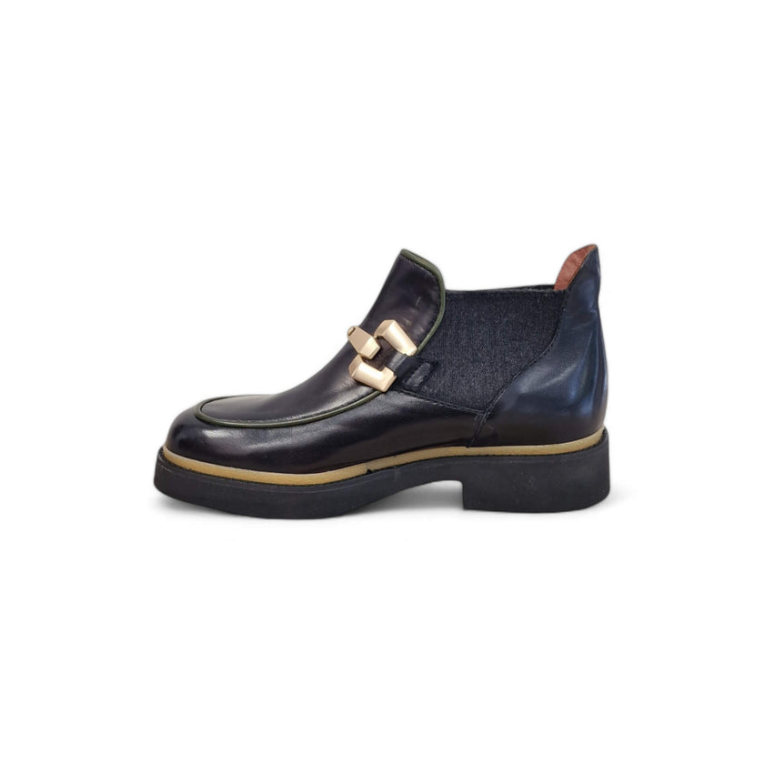 Viola Ricci Alice - Stivaletto beatles pelle nera Vendita