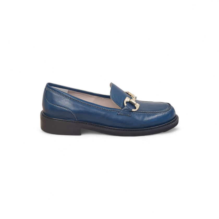 Viola Ricci Gaia - Mocassino nappa glove bleu' Acquista Ora