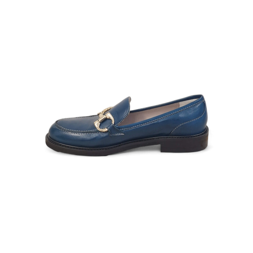 Viola Ricci Gaia - Mocassino nappa glove bleu' Acquista Ora