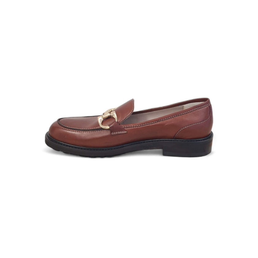 Viola Ricci Gaia - Mocassino nappa glove rhum Fino Al -60%