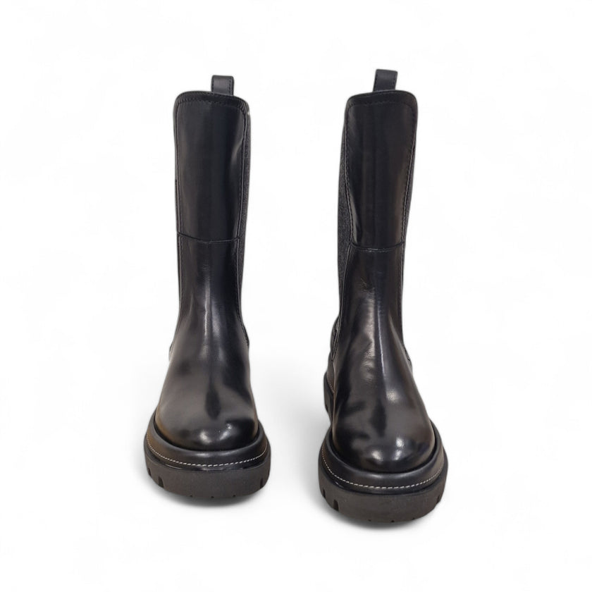 Viola Ricci Gio - Stivale beatles in pelle nera Hotsell