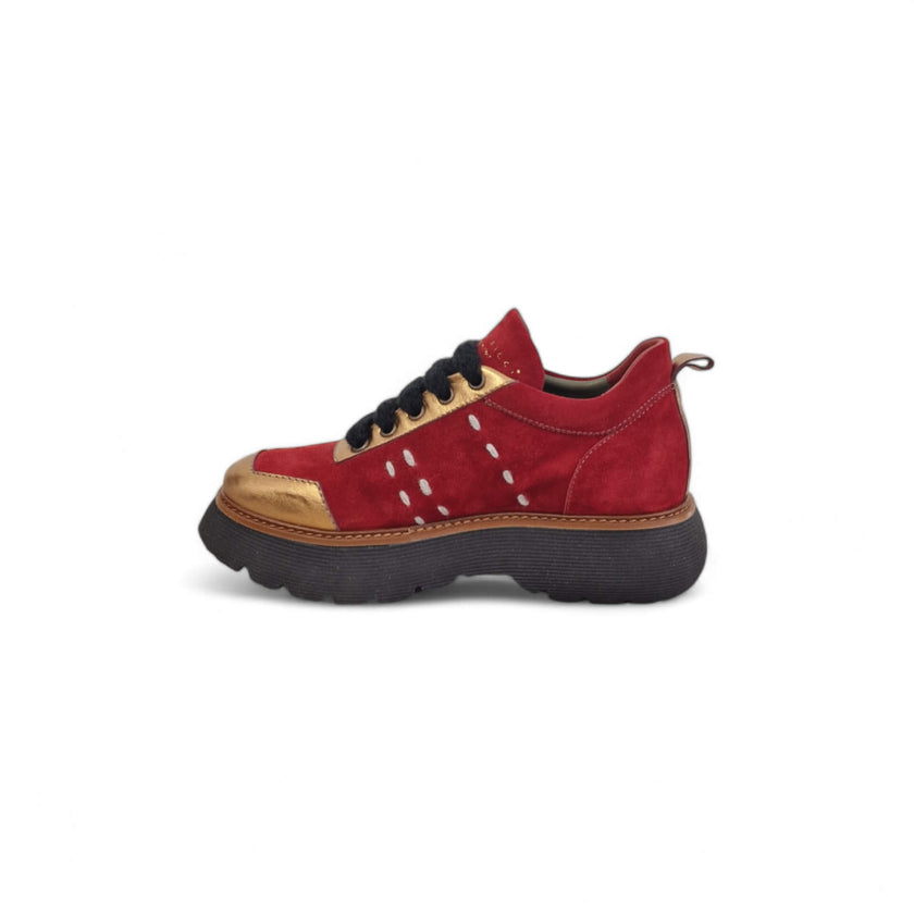 Viola Ricci Regina - pelle rosso garnet - kombat Italia