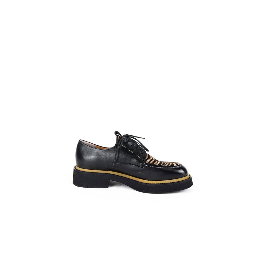 Viola Ricci Alice - Scarpa allacciata Nera Spedizione Gratuita