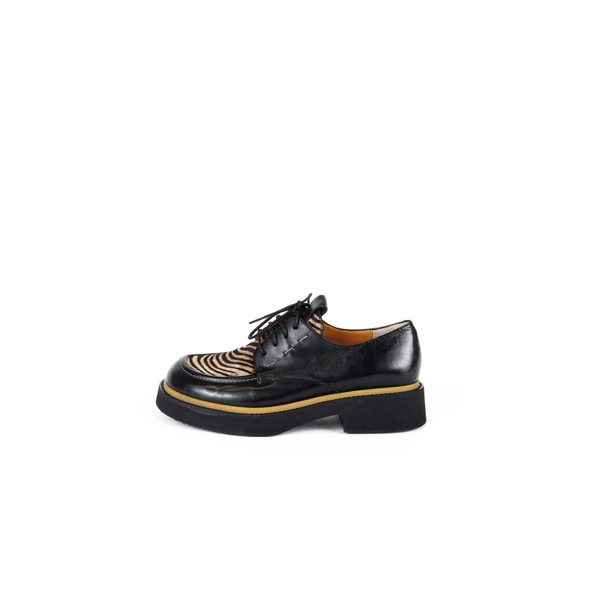 Viola Ricci Alice - Scarpa allacciata Nera Spedizione Gratuita