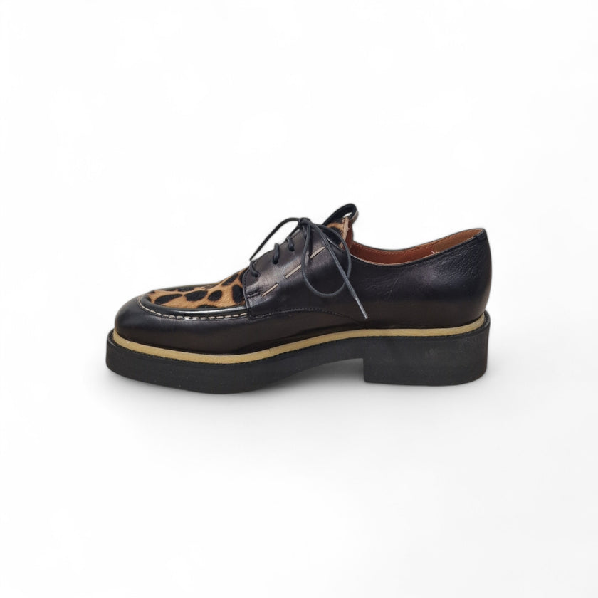 Viola Ricci Alice - Scarpa allacciata Nera Safari Pezzi Unici