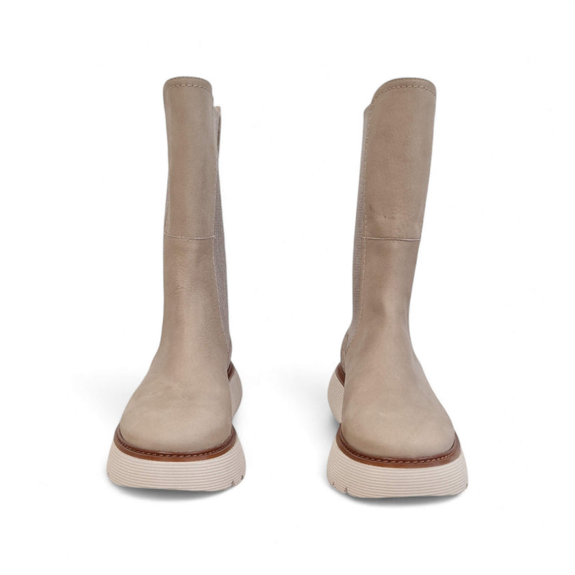 Viola Ricci Sally - Stivale in pelle beige Offerta