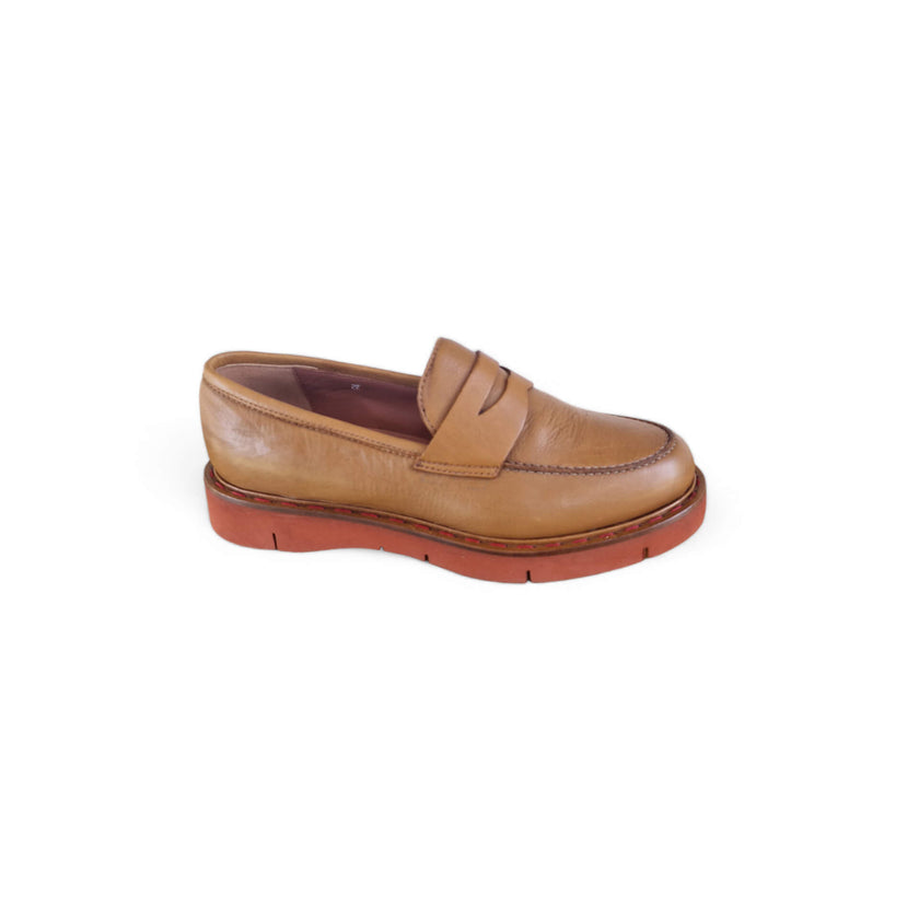 Viola Ricci Polly - mocassino in pelle - col. cuoio Economico