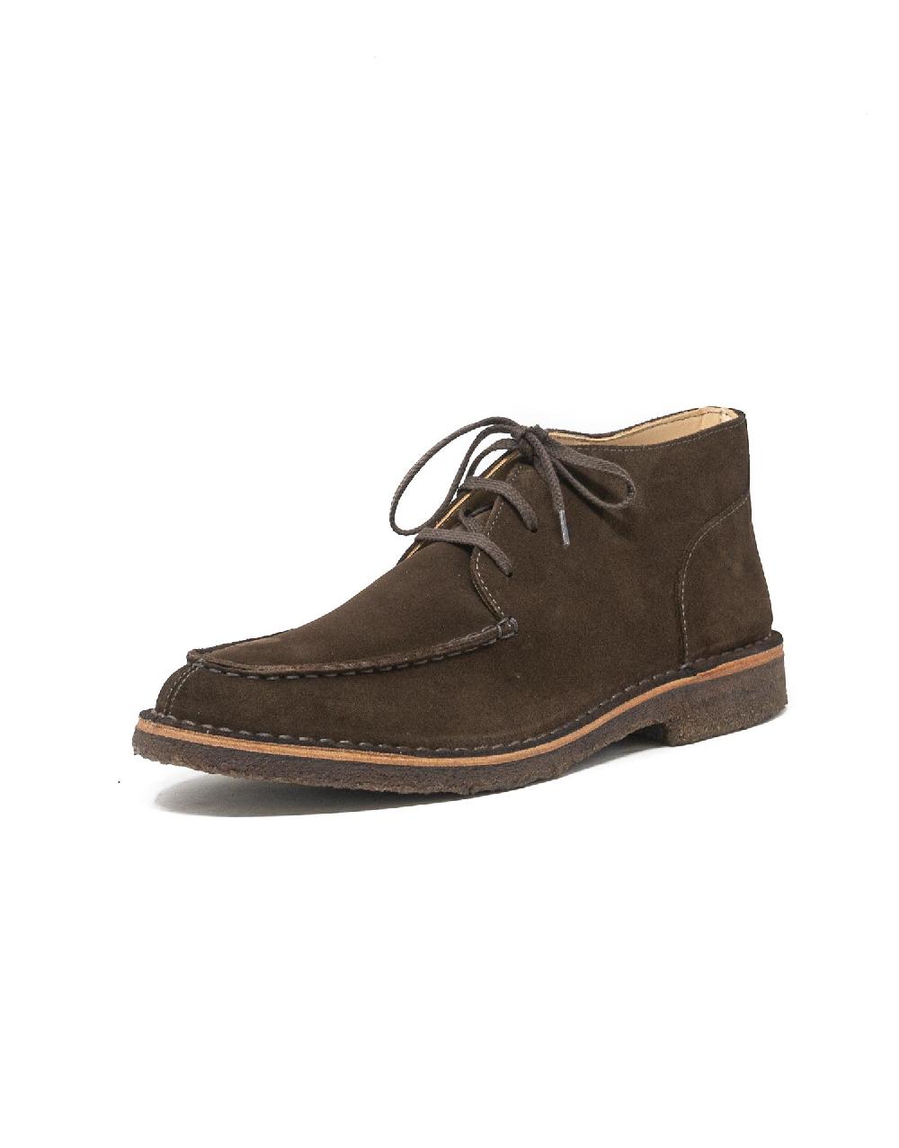 Wally Walker moc-toe Astorflex in pelle scamosciata Deukeflex Dark Chestnut Prezzo Ridotto