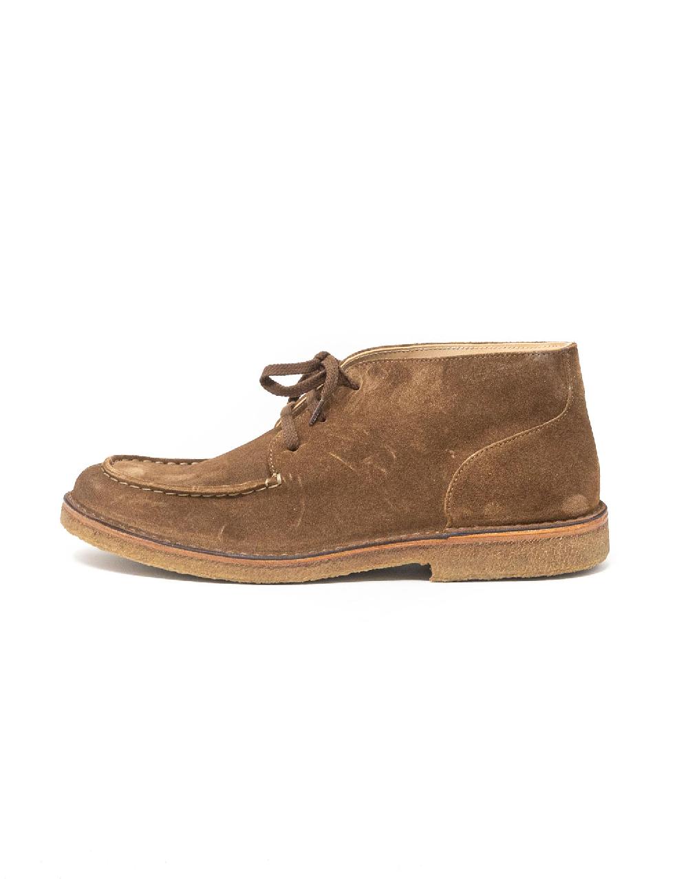 Wally Walker moc-toe Astorflex in pelle scamosciata Deukeflex Dark Khaki Sottocosto