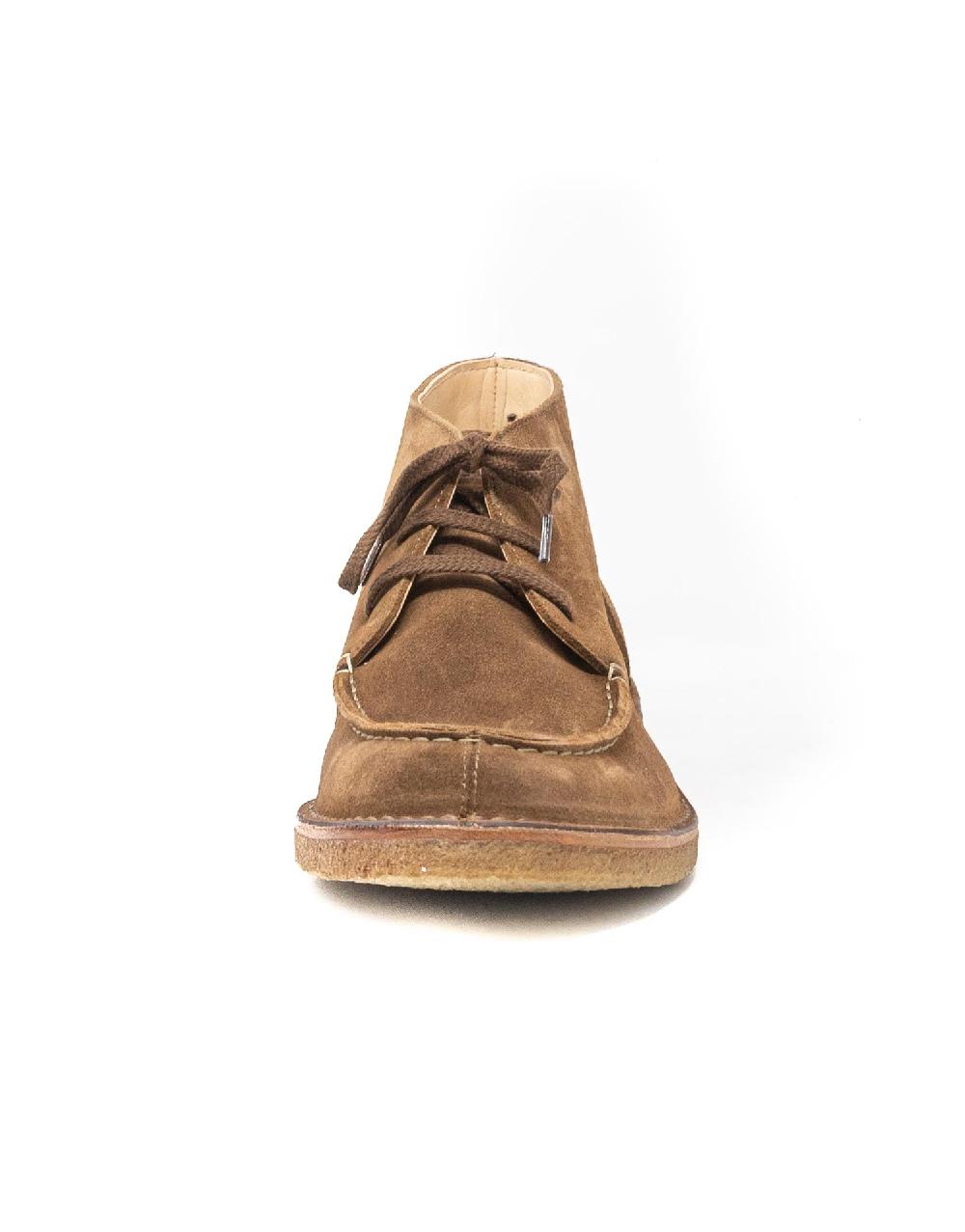 Wally Walker moc-toe Astorflex in pelle scamosciata Deukeflex Dark Khaki Sottocosto