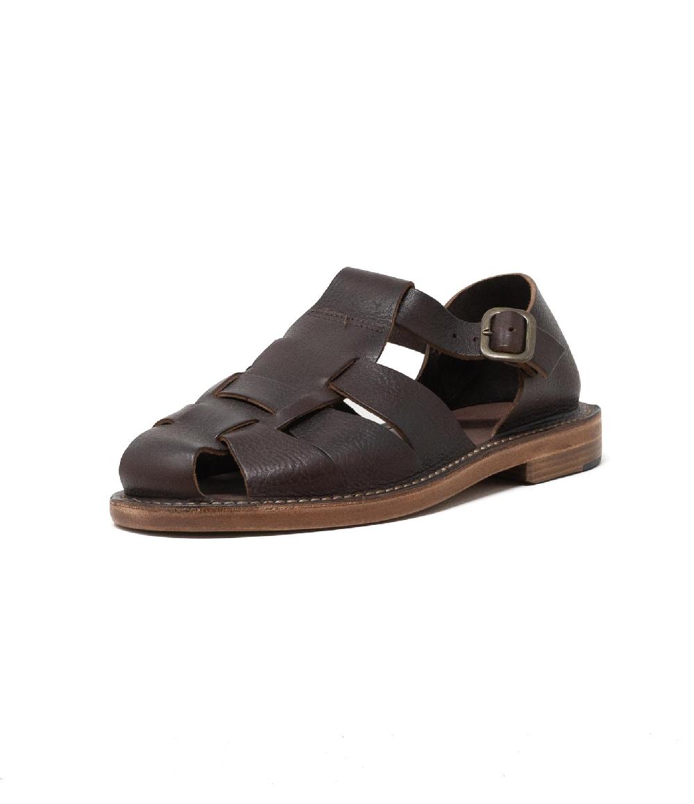 Wally Walker Astorflex – sandalo uomo in pelle Monkflex caffè Presa