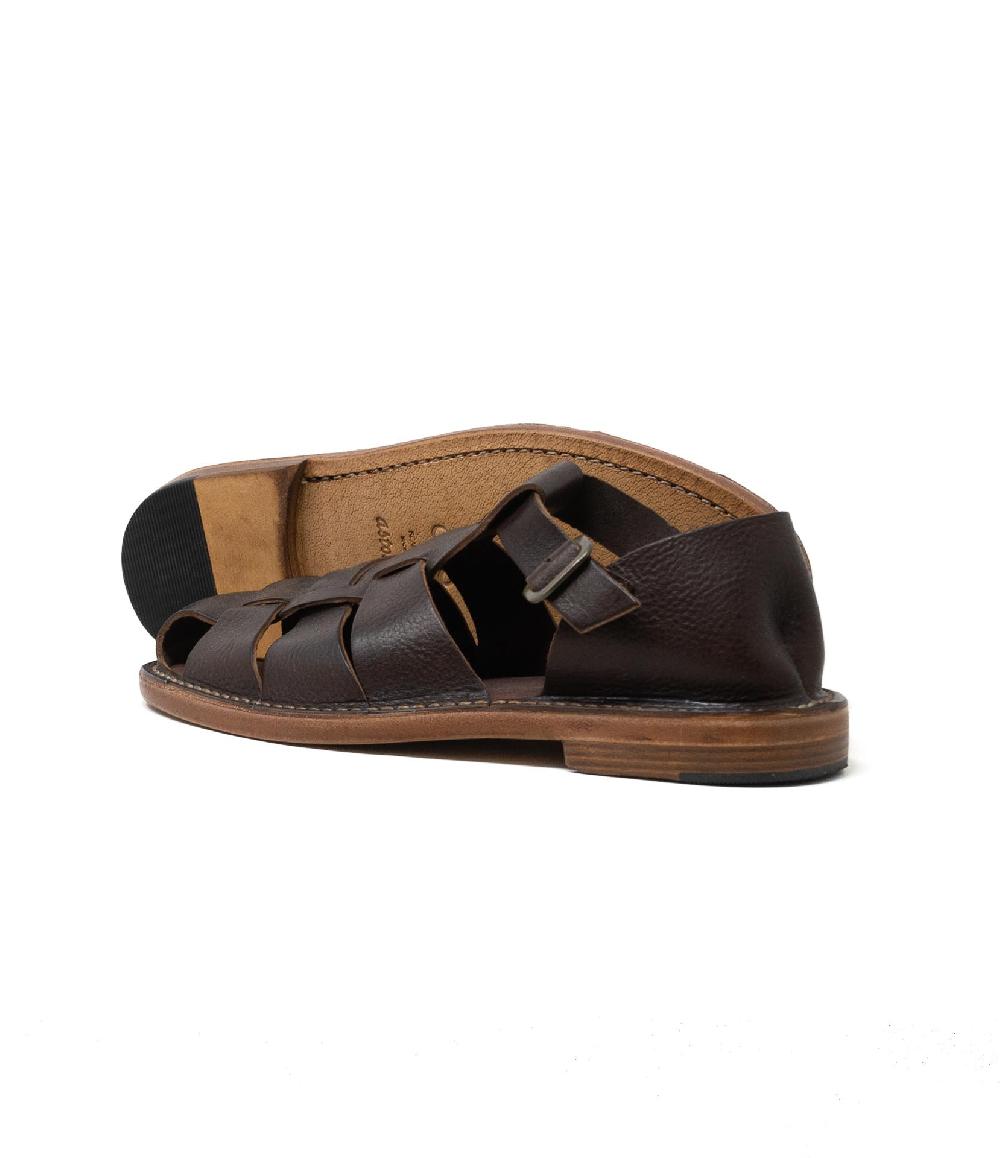 Wally Walker Astorflex – sandalo uomo in pelle Monkflex caffè Presa