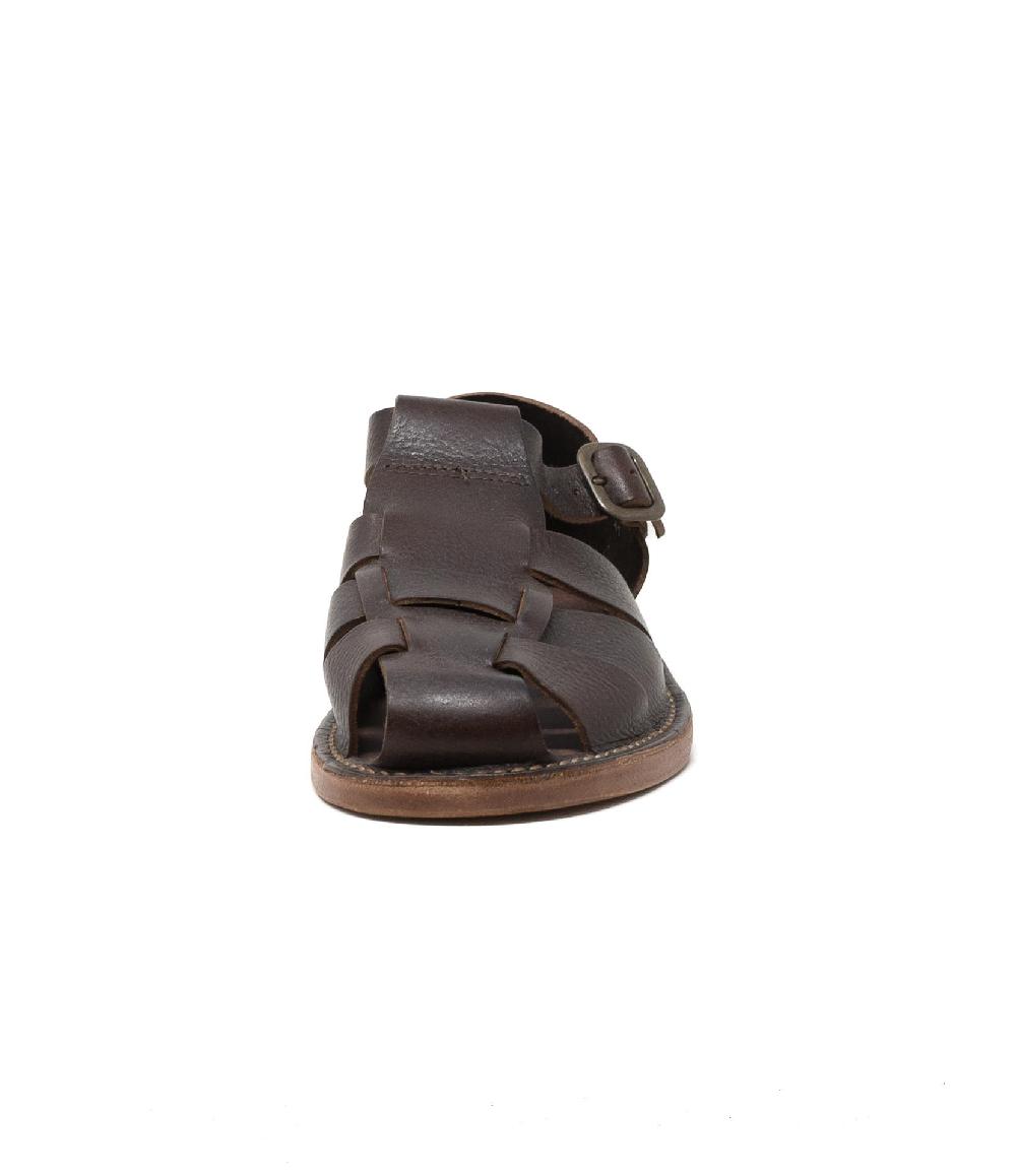 Wally Walker Astorflex – sandalo uomo in pelle Monkflex caffè Presa
