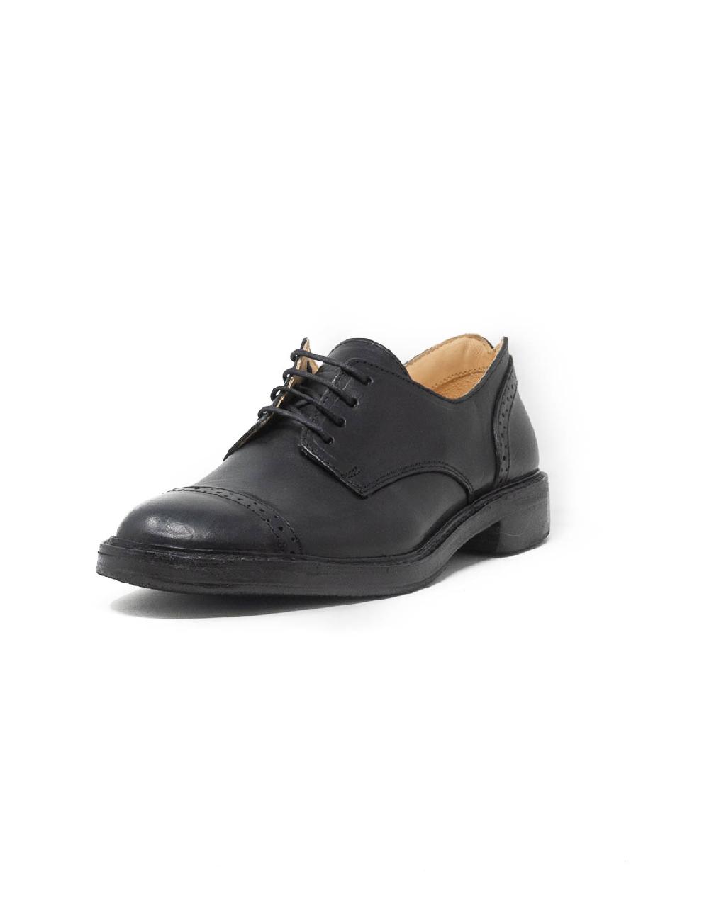 Wally Walker Astorflex – derby donna in pelle Gardflex nero Negozio