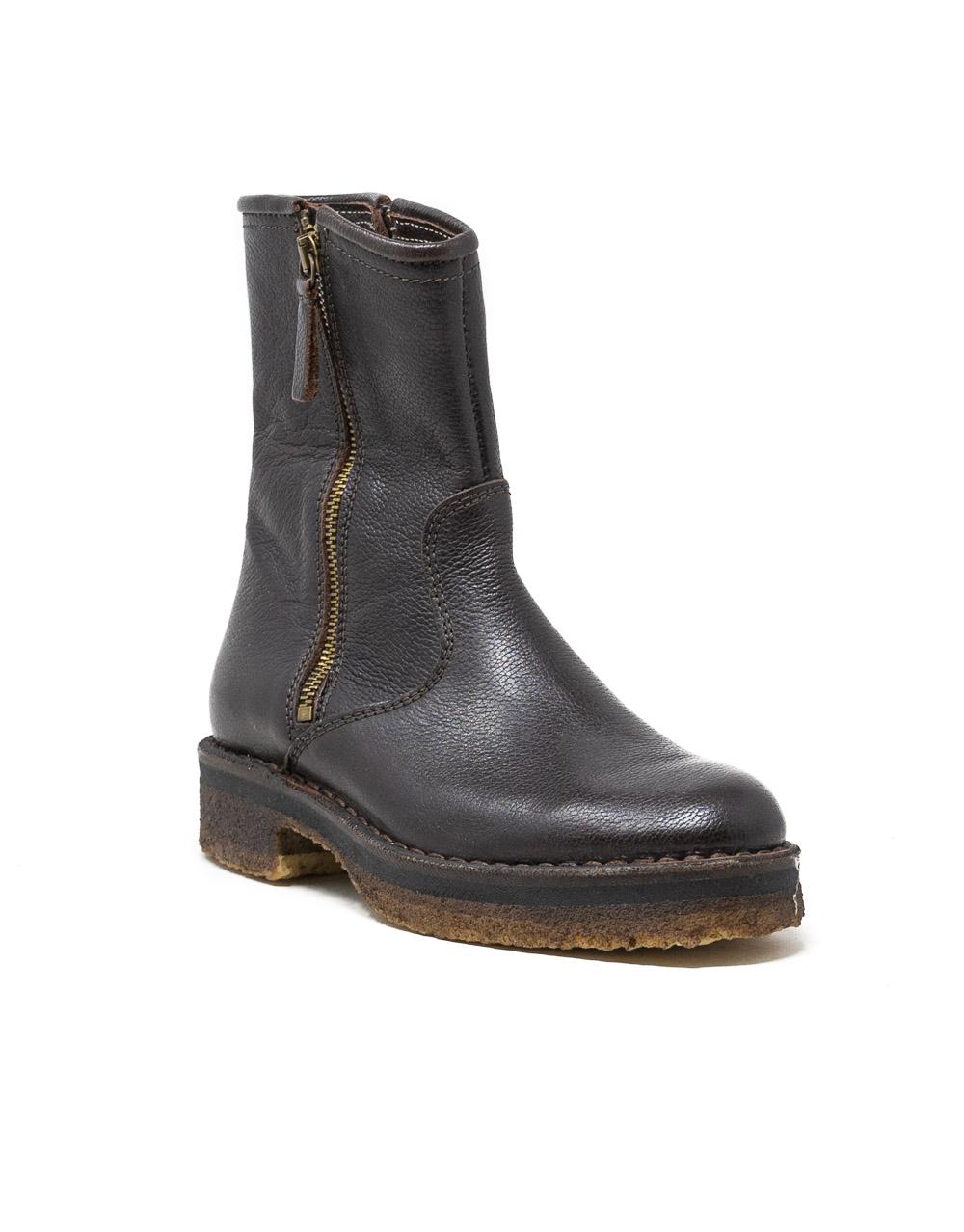 Wally Walker Astorflex – stivaletto donna doppia zip in pelle Zipflex ebano Italia